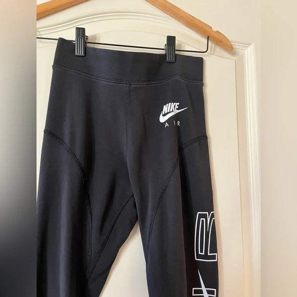 Nike Air Black& Gray Stretch Leggings Women’s small - Picture 9 of 10